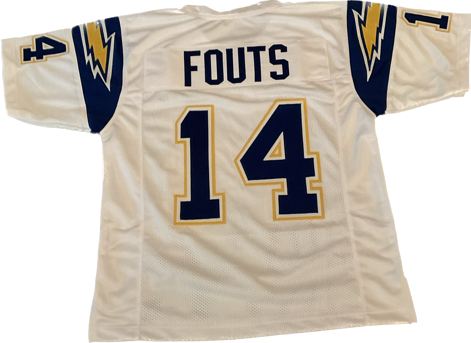 Primary image for UNSIGNED CUSTOM STITCHED DAN FOUTS #14 THROWBACK JERSEY-MEDIUM 