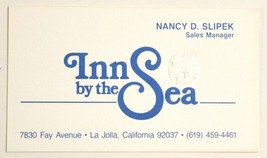Inn By The Sea Vintage Business Card La Jolla California bc3 - £3.86 GBP