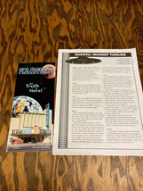 UFO museum brochure Roswell incident timeline paper ephemera - $19.75