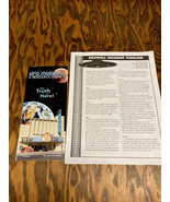 UFO museum brochure Roswell incident timeline paper ephemera - $19.75