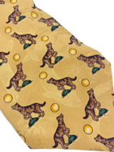Endangered Species Tie Wolf Howling at the Moon Wildlife Zoologist Teacher - £22.23 GBP