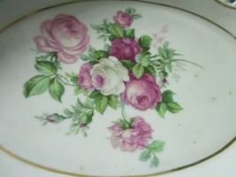 Meissen Dresden German Porcelain Lattice Dish WITH CROSS MARK hand painted - £79.11 GBP