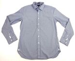 J Crew Slim Ludlow 16.5 36 Blue White Checkered Button Up Shirt - $14.20