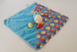 Playgro Clip Clop Blue Horse Baby Lovey Lovie Security Blanket Turquoise... - $12.50