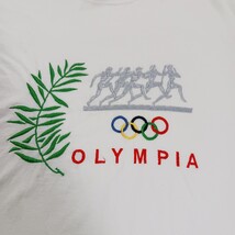 Olympia  Logo Youth XL White Fruit of the Loom Valueweight Embroidered T-Shirt  image 6