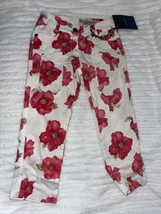 JECKERSON BABY pink FLORAL trouser cotton pant NEW SZ 3 A - $109.00