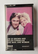 One Man One Woman Jim Ed Brown Helen Cornelius (Cassette, 1980, RCA AHK1-3562) - £11.89 GBP