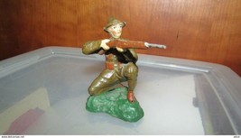 Vintage Japanese Large TRICO Composition Toy Soldier - £9.94 GBP