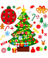 DIY Felt Christmas Tree Set plus Tic-Tac-Toe Games for Kids Toddlers Wal... - $412.88 MXN