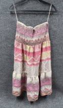 American Eagle AEO Dress Womens Large Tribal Strapless Halter Sundress - £9.70 GBP