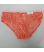 Willow Bay Womens Ladies Stretch Lace Panties Peach Pink 7 L NEW NWT - £6.98 GBP