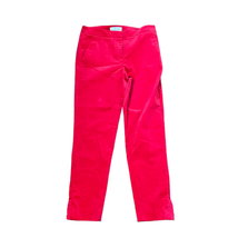 RSVP By Talbots Ankle Pants Size 4 Red Velour Style Cotton Blend Womens ... - £24.81 GBP