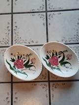 2 BLUE RIDGE Pottery Bluebell Bouquet Oval Serving Bowls - $29.69