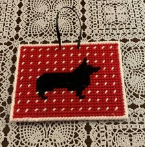 Handmade Needlepoint Dog Breed Sign Pug Dachshund Corgi Scottie Cocker S... - $11.49