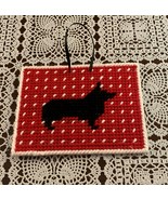 Handmade Needlepoint Dog Breed Sign Pug Dachshund Corgi Scottie Cocker S... - £9.17 GBP