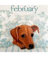 Puppy Under Blanket February Dog Days Poster Calendar 14 x 11&quot; Art Leigh... - $561.45 MXN