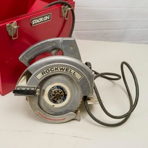 Vintage Rockwell 6 3/4&quot; Circular Saw Model 346 with Case - £195.51 GBP