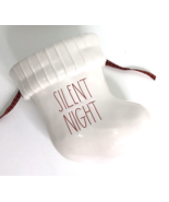 Christmas Stocking Rae Dunn SILENT NIGHT Farmhouse Artisan Christmas NEW - $18.88 CAD