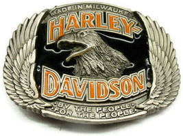 Harley Davidson Made in Milwaukee Belt Buckle Baron H406 1991 Rare Vintage - £155.73 GBP