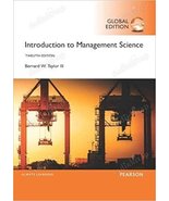 INTRODUCTION TO MANAGEMENT SCIENCE - £40.10 GBP