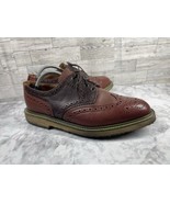 Sanders J Shoes Wingtip Oxford Men 10.5M Charlie Brown Leather Saddle Br... - $203.27 CAD