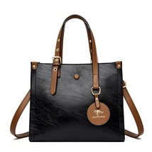 Retro Large Capacity Hit Color Handbag Simple And Elegant Ladies Bag  Sac Casual - £157.43 GBP