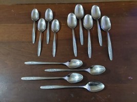 Vintage Superior Stainless USA International Silver Radiant Rose 13pc Sp... - £18.11 GBP