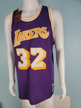 Magic Johnson Lakers Jersey Mitchell &amp; Ness NBA Swingman Road 84  Mens 2XL - £70.00 GBP
