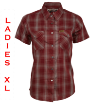 DIXXON FLANNEL - MAGNUM Bamboo Shirt - Short Sleeve - Women&#39;s XL - £46.79 GBP
