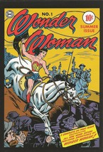 Wonder Woman #1 (1942) 4x5&quot; Cover Postcard 2010 DC Comics Alan Moore - £7.77 GBP