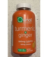 Qunol Turmeric Plus Ginger, 200 Gummies Response and Joint 500mg Exp 10/24 - £31.45 GBP