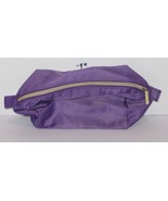TARTE Cosmetic Makeup Make Up Bag Pouch Purple Zip Closure - $20.24 CAD