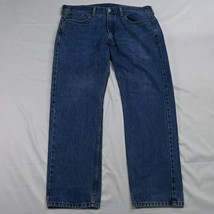 Levi&#39;s 36 x 30 505 Regular Fit Straight Medium Wash Denim Jeans - £16.51 GBP