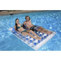 Poolmaster Double French Pocket Swimming Pool Mattress Float Lounge 78 L... - £61.56 GBP