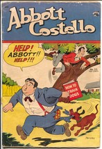Abbott and Costello #25 1954-St John-Good Girl Art-Kubert &amp; Maurer ad-VG - £55.44 GBP