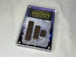 Star Wars Galactic Bronze Credit Ingot Set, Display Plaque, Solid Metal - £46.56 GBP