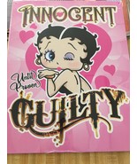 Betty Boop, Innocent, metal, bar sign, Humor, 12&quot; x 16, USA V2581 - $375.15 MXN