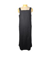 Jessica Holbrook Womens Large Maxi Linen Blend Dress Minimalist Coastal ... - $21.17