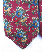 Brooks Brothers Makers Art Tie Floral Handprint Ancient Madder Style Vin... - £26.11 GBP