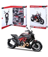 Ducati Diavel Carbon 1/12 Scale Diecast Motorcycle Model Kit ASSEMBLY NE... - £27.12 GBP