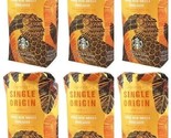 6 bags of Starbucks Papua New Guinea Highlands Whole Bean Coffee 16oz - £34.59 GBP