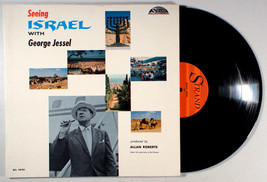 George Jessel - Seeing Israel (1967) Vinyl LP • Audio Documentary, Jewis... - $229.53 MXN