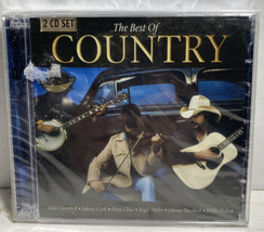 Various Artist Best of Country 2 CD Set Johnny Cash, Willie Nelson And More - £10.27 GBP