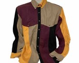 The San Angelo Texas Collection Large Shirt Color Block Rodeo 1990s Brus... - £17.35 GBP