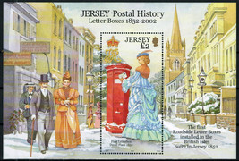 ZAYIX Jersey 1062 MNH First Letter Boxes David Place Postal Service 0920... - $5.40