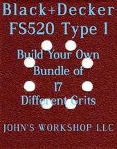 Build Your Own Bundle of Black+Decker FS520 Type 1 1/4 Sheet No-Slip Sandpaper - £0.77 GBP