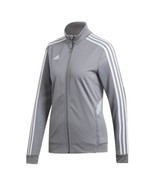 adidas Women Tiro 19 Training Jacket Grey/White DW4785 - £23.53 GBP