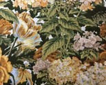 House N Home Fabrics &amp; Draperies Hydrangea Olive Gold Floral 10 3/4 Yard... - $130.55