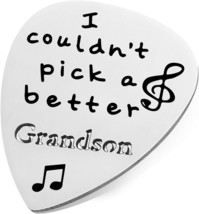 Grandson Gifts Musician Guitar Player Grandson Gifts Hollow Out Stainles... - $14.99