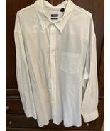 x5 Izod Button Down Shirt Men 4XL White Premium Essentials Long Sleeve C... - $48.51